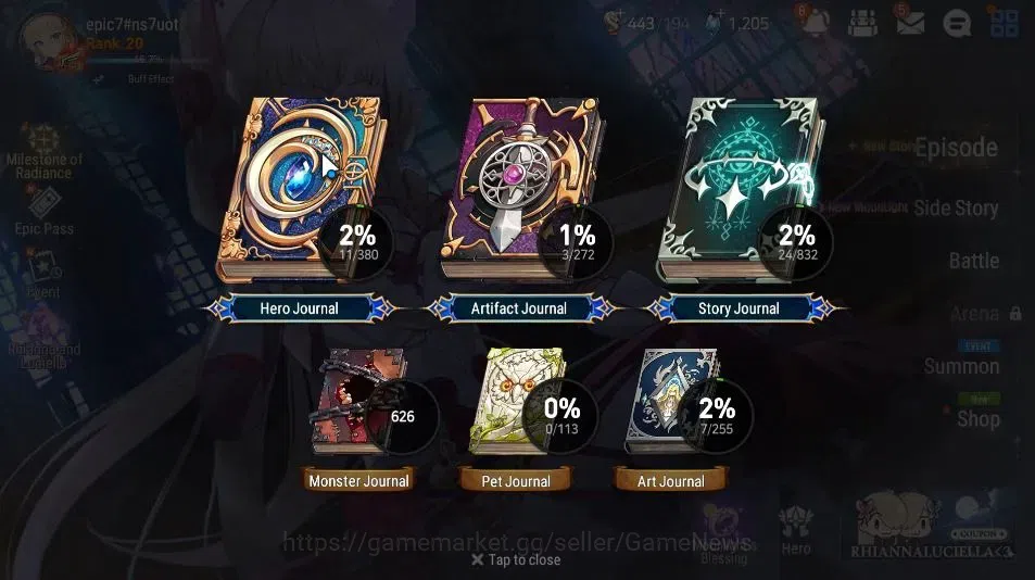 Epic Seven Accounts Global Unverif|New Era|2 ML(Rhiana&Luciel,CPavel)+ image 3