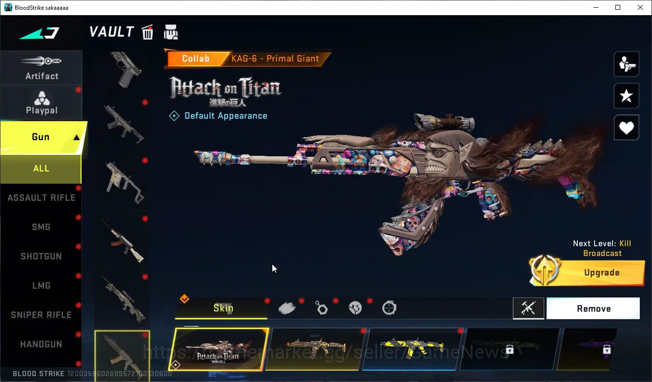 Blood Strike Accounts ASIA|ETERNAL ZERO|10 ULTRA[JET,Nova,P90,URB,SCAR,E image 11