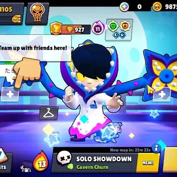 Brawl Stars Accounts 1105 Trophy|17 Brawlers 1 Max Lvl (Edgar)|2 Legend (Paper Cordelius,Void Amber) 5 Epic 1 Super Rare