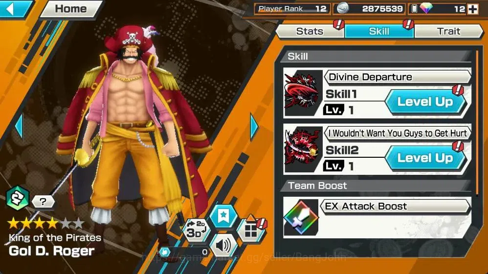 One Piece Bounty Rush Accounts Global | EX 3 | PR 12 | STE V Nusjuro MAX, GP Edw image 5