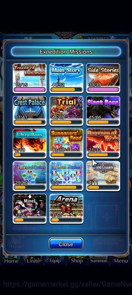 Grand Summoners Accounts Global|Rank 108|1SP.Art|20 Ascend|BetaTW,EmiyaTW,F image 10