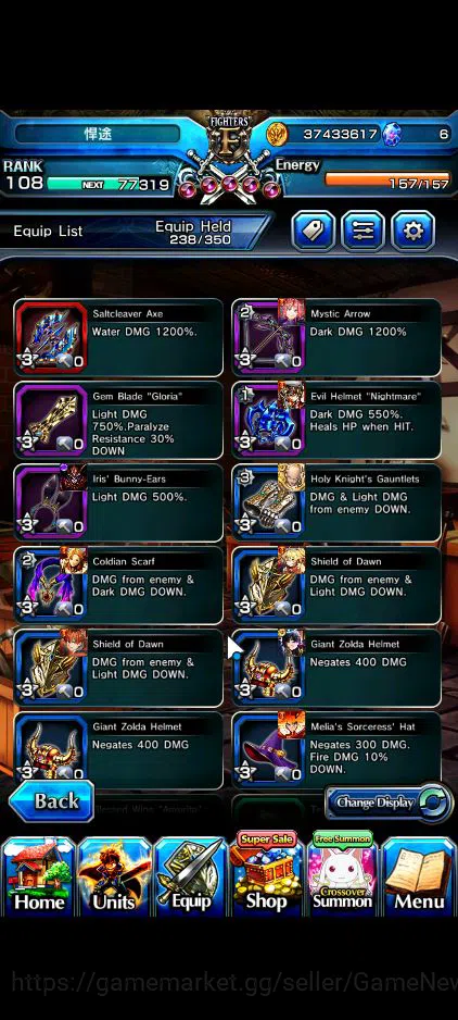 Grand Summoners Accounts Global|Rank 108|1SP.Art|20 Ascend|BetaTW,EmiyaTW,F image 9