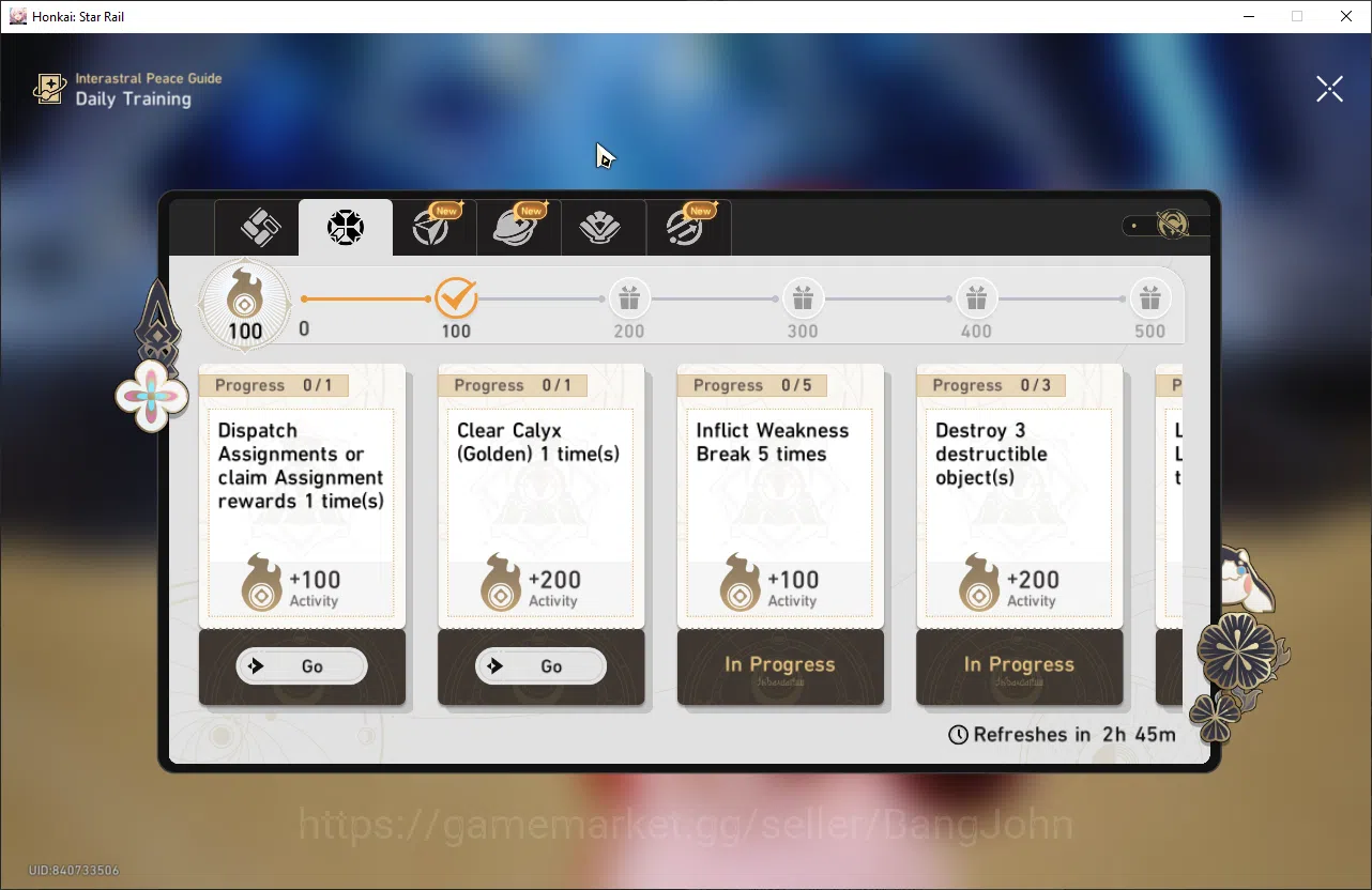 Honkai Star Rail Accounts ASIA |TL 28 | 5 Limit | 50 Golden Ticket | GCS On image 17