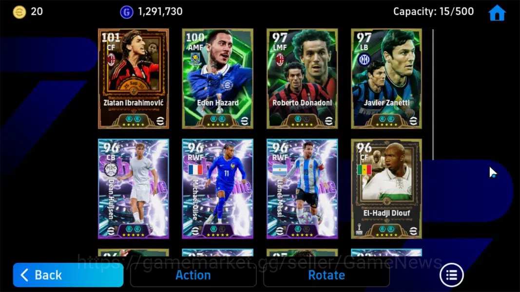 eFootball Accounts Android|BigTime Ibrahimovic,Epic E.Hazard,Roberto  image 11