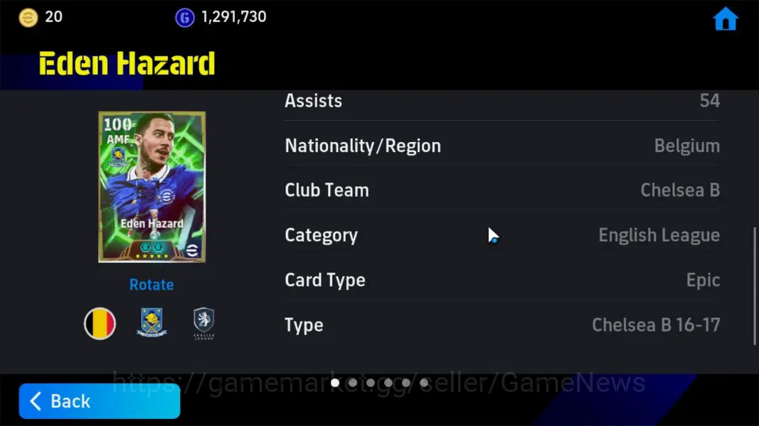eFootball Accounts Android|BigTime Ibrahimovic,Epic E.Hazard,Roberto  image 17