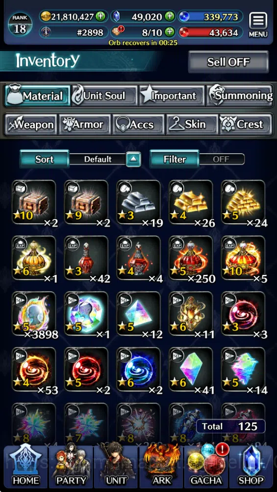 Last Cloudia Accounts GLOBAL| 49k Crystal| Collab (Vergil,XmasEmilia,Ren image 5