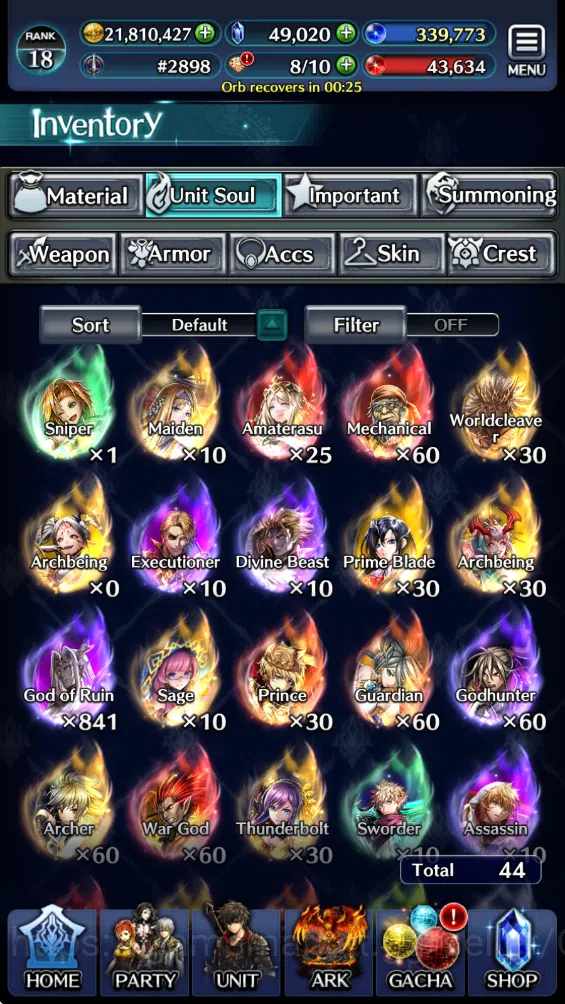 Last Cloudia Accounts GLOBAL| 49k Crystal| Collab (Vergil,XmasEmilia,Ren image 6