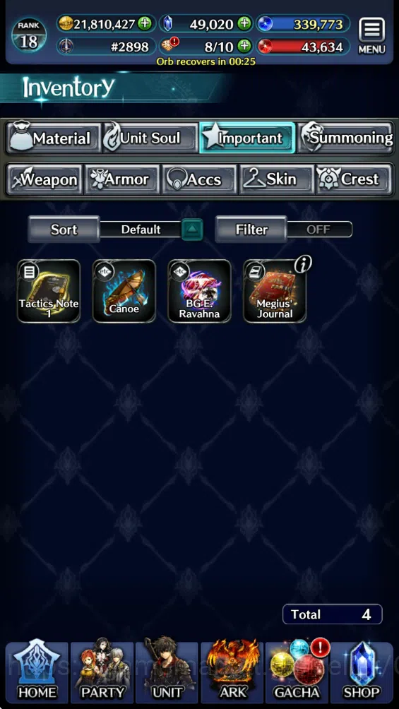 Last Cloudia Accounts GLOBAL| 49k Crystal| Collab (Vergil,XmasEmilia,Ren image 7
