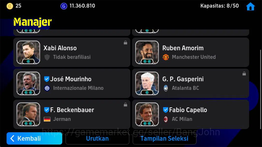 eFootball Accounts Power 3190, Pedri blitz, Neymar Brazil, Cafu old,B image 2