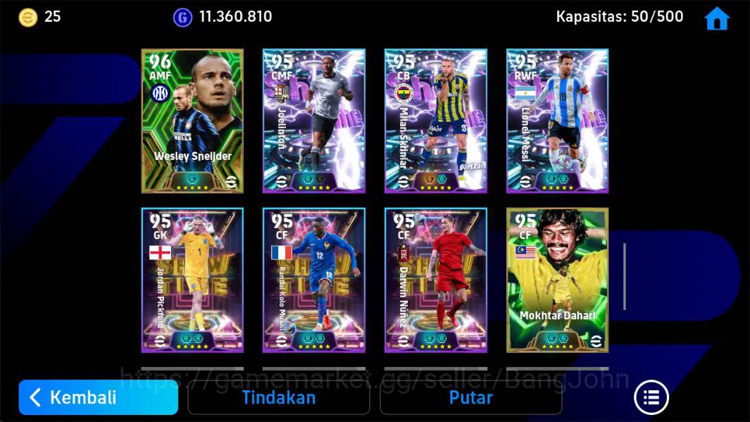 eFootball Accounts Power 3190, Pedri blitz, Neymar Brazil, Cafu old,B image 8