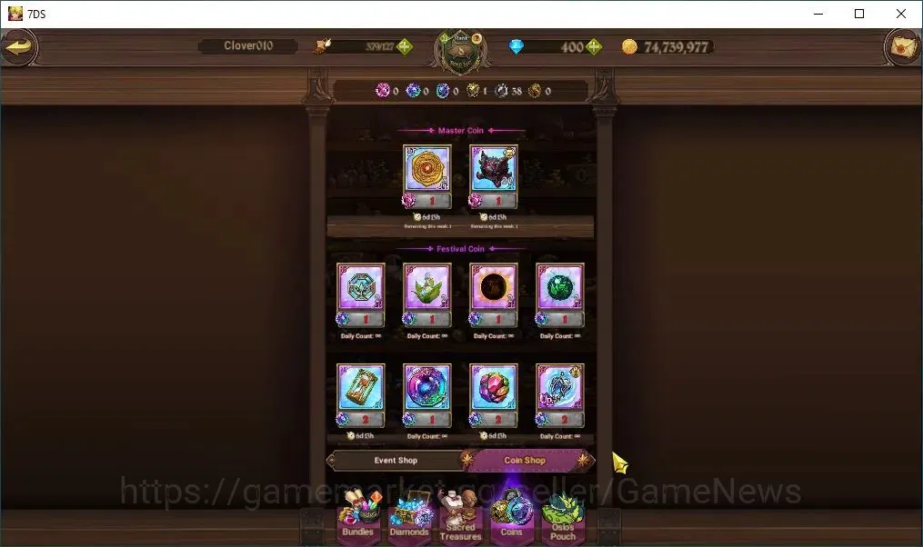 The Seven Deadly Sins: Grand Cross Accounts Global| 400 Dm+ 1 UR Selector | 513K CC | 2 UR | M image 8