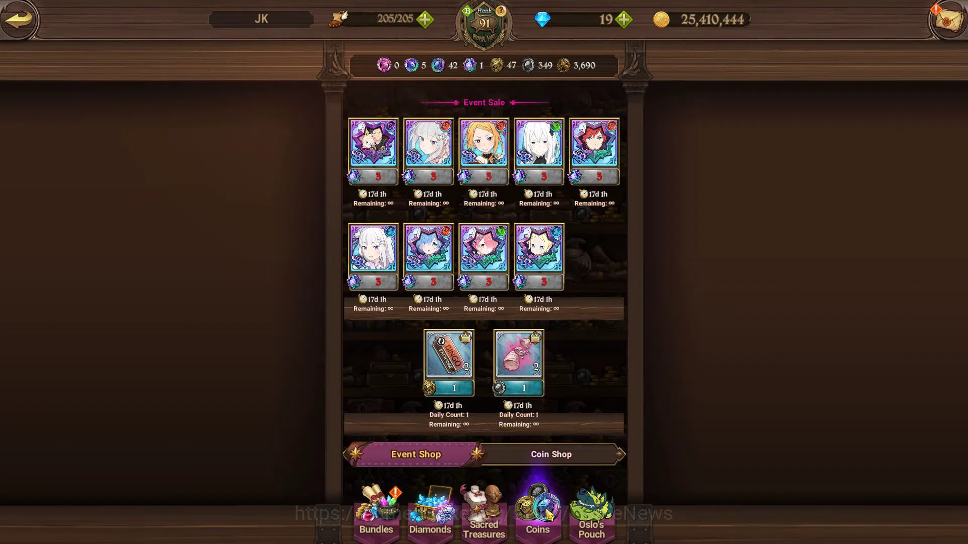 The Seven Deadly Sins: Grand Cross Accounts Asia|4M CC|2 LR+7 UR+Many Collab|Subaru&Beatrice,R image 8