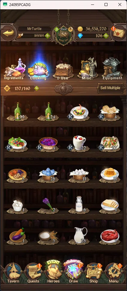 The Seven Deadly Sins: Grand Cross Accounts Others Asia | 1,701M CC | 1 LR Dianne | 6 Ur Tristan , Mael , Lancelot , Sabunak 10