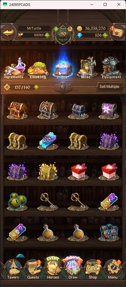 The Seven Deadly Sins: Grand Cross Accounts Others Asia | 1,701M CC | 1 LR Dianne | 6 Ur Tristan , Mael , Lancelot , Sabunak 11