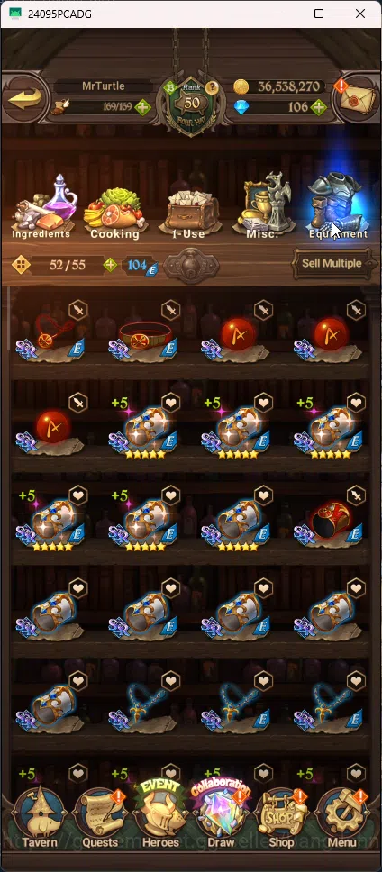 The Seven Deadly Sins: Grand Cross Accounts Others Asia | 1,701M CC | 1 LR Dianne | 6 Ur Tristan , Mael , Lancelot , Sabunak 13