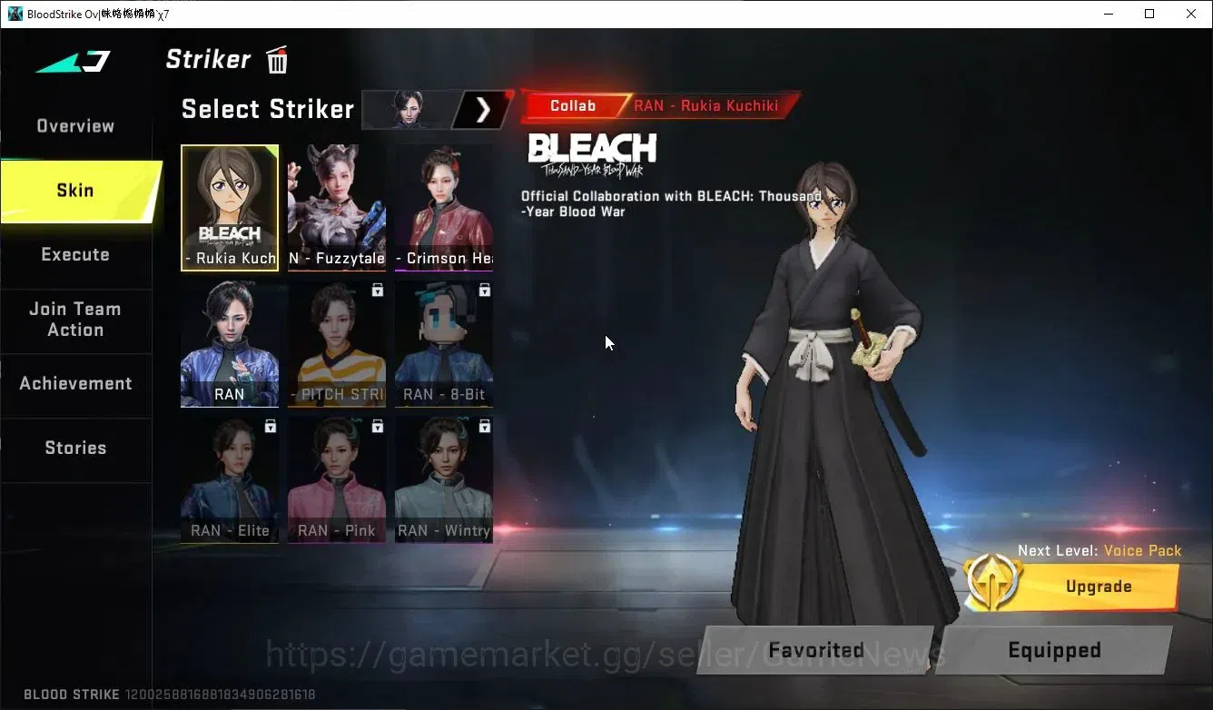 Blood Strike Accounts ASIA|ETERNAL DeAgle+MELEE ButerFly,Talon Knife,AXE image 3