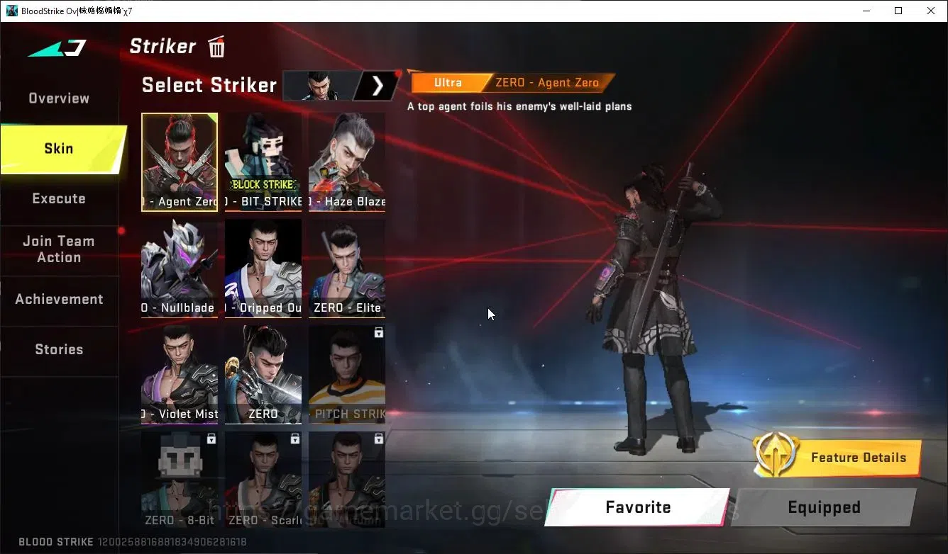 Blood Strike Accounts ASIA|ETERNAL DeAgle+MELEE ButerFly,Talon Knife,AXE image 4