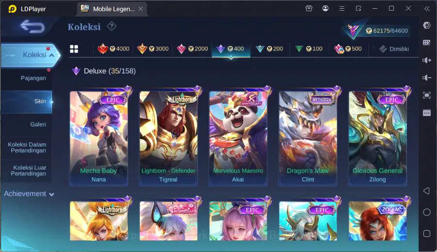 Mobile Legends: Bang Bang Accounts global Hero 120|S 236|Prime Claude,Kof Karina,Annu image 16