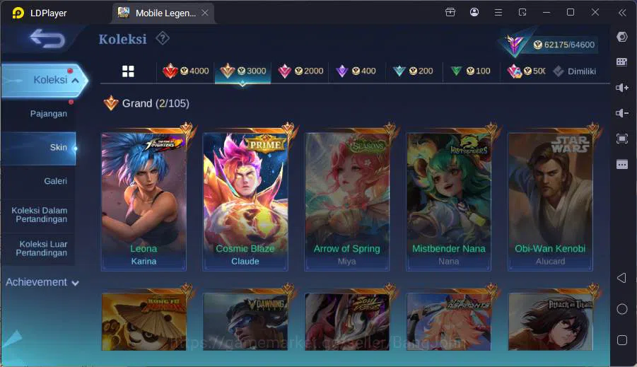 Mobile Legends: Bang Bang Accounts global Hero 120|S 236|Prime Claude,Kof Karina,Annu image 18