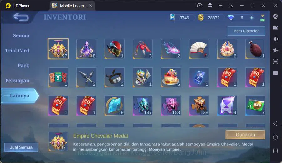 Mobile Legends: Bang Bang Accounts global Hero 120|S 236|Prime Claude,Kof Karina,Annu image 5