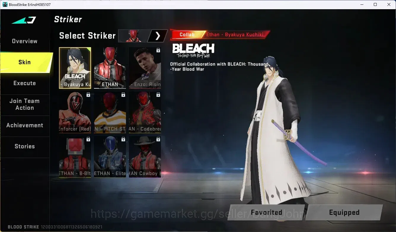 Blood Strike Accounts ASIA|1 Ultra Gun|5 Legendary Gun|Collab Ethan-Byak image 10