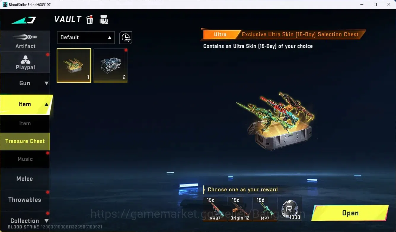 Blood Strike Accounts ASIA|1 Ultra Gun|5 Legendary Gun|Collab Ethan-Byak image 9