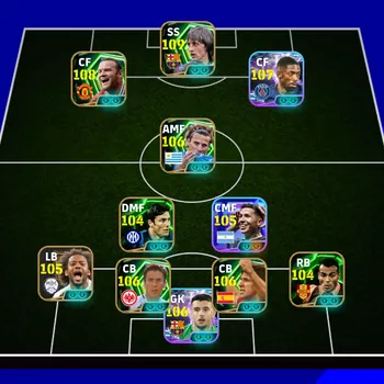 eFootball Accounts Legends & Iconic Players 3272 team strength