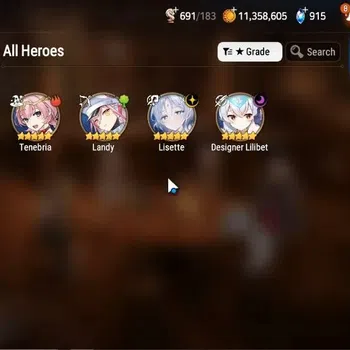 Epic Seven Accounts Starter Global|Unverif|Starter New Era|2 ML(Lisette,D Lilibet), Tenebria,Landy|Theater Untouch|PoH+Bless