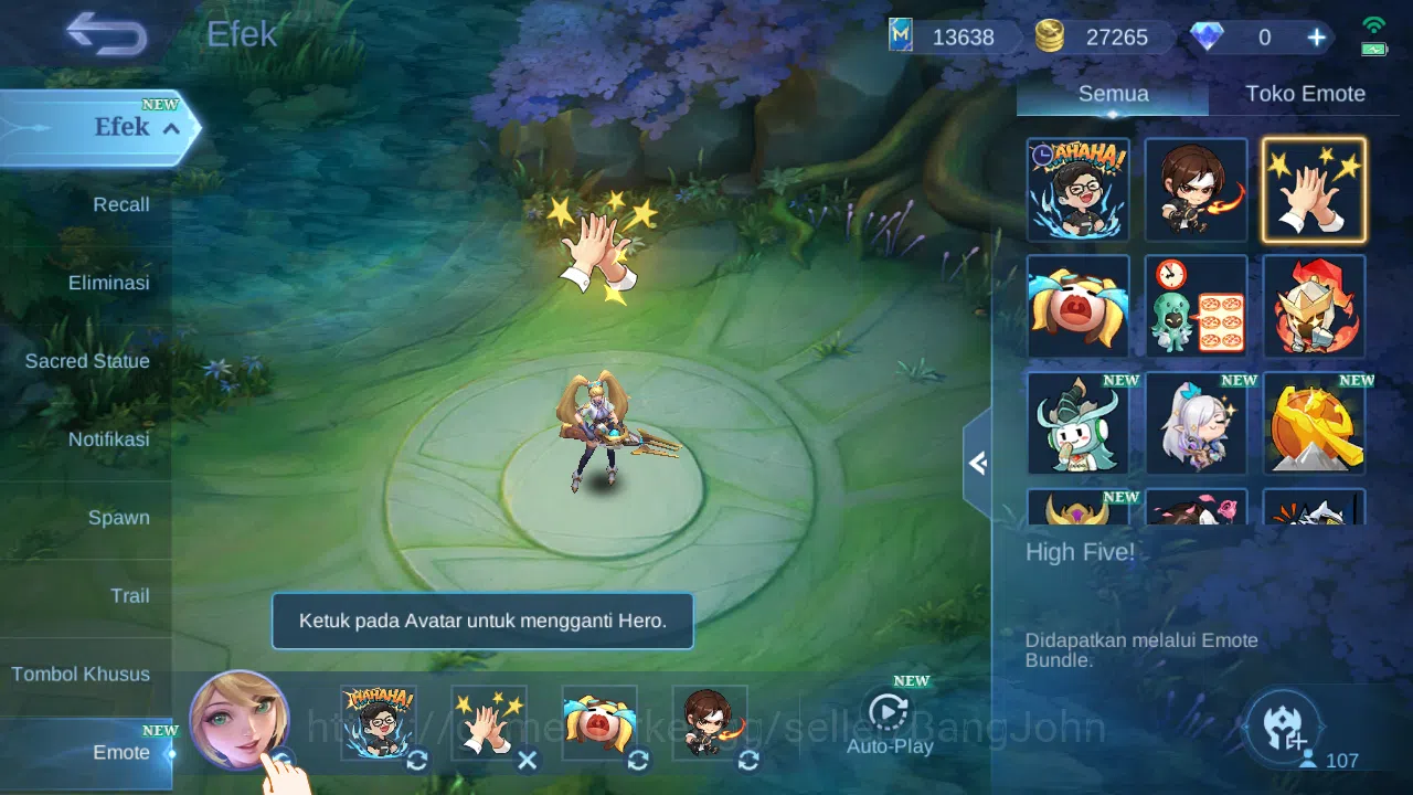 Mobile Legends: Bang Bang Accounts Hero 107 Skin 146 | CC Natalia | Dtamer Estes, Val image 13