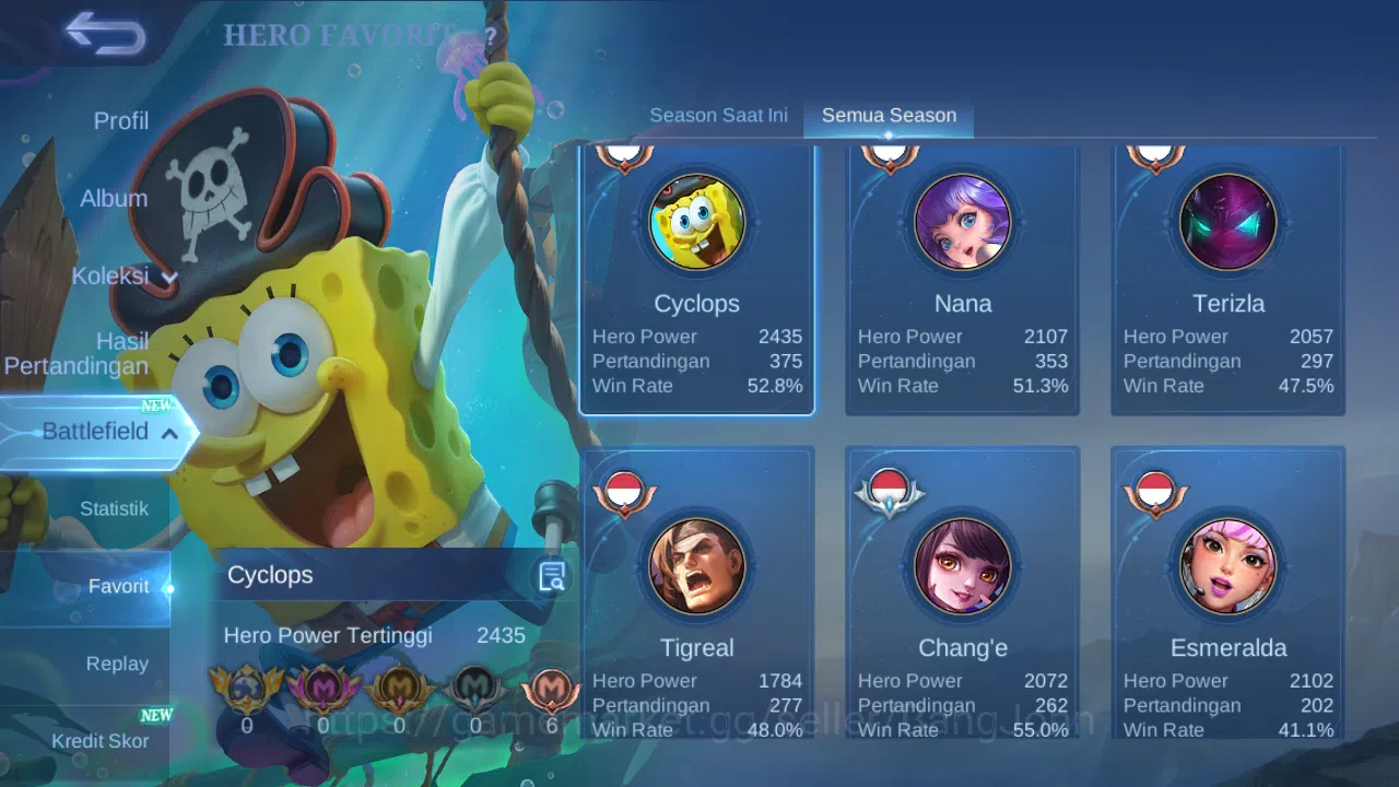 Mobile Legends: Bang Bang Accounts Hero 107 Skin 146 | CC Natalia | Dtamer Estes, Val image 15
