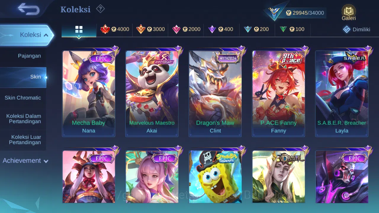Mobile Legends: Bang Bang Accounts Hero 107 Skin 146 | CC Natalia | Dtamer Estes, Val image 3