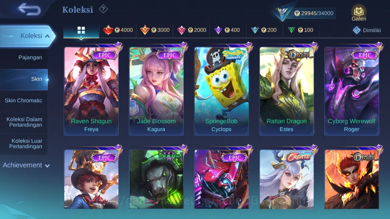 Mobile Legends: Bang Bang Accounts Hero 107 Skin 146 | CC Natalia | Dtamer Estes, Val image 4