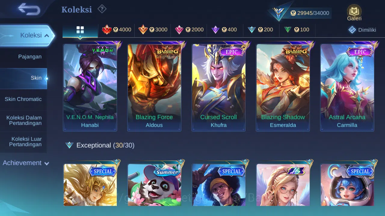 Mobile Legends: Bang Bang Accounts Hero 107 Skin 146 | CC Natalia | Dtamer Estes, Val image 6