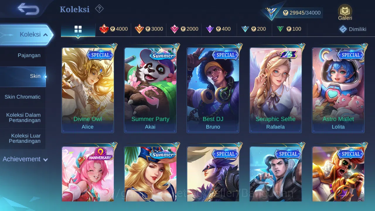 Mobile Legends: Bang Bang Accounts Hero 107 Skin 146 | CC Natalia | Dtamer Estes, Val image 7