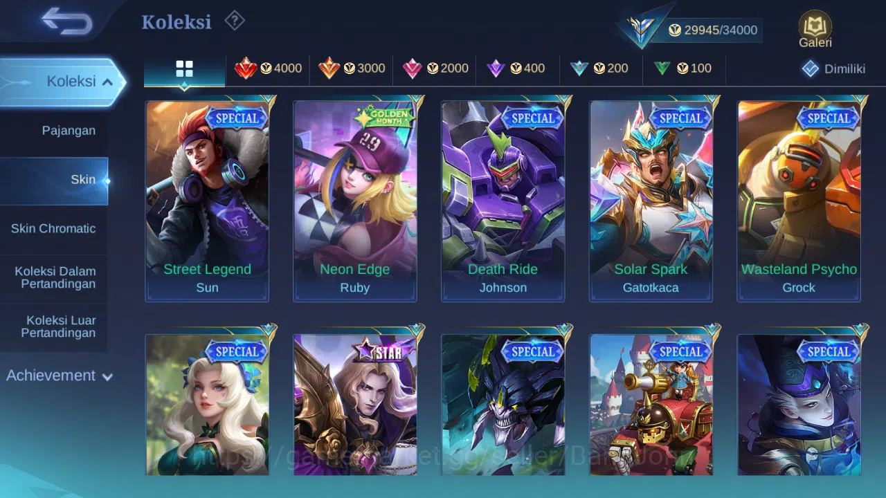 Mobile Legends: Bang Bang Accounts Hero 107 Skin 146 | CC Natalia | Dtamer Estes, Val image 8