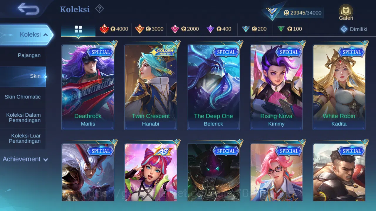 Mobile Legends: Bang Bang Accounts Hero 107 Skin 146 | CC Natalia | Dtamer Estes, Val image 9