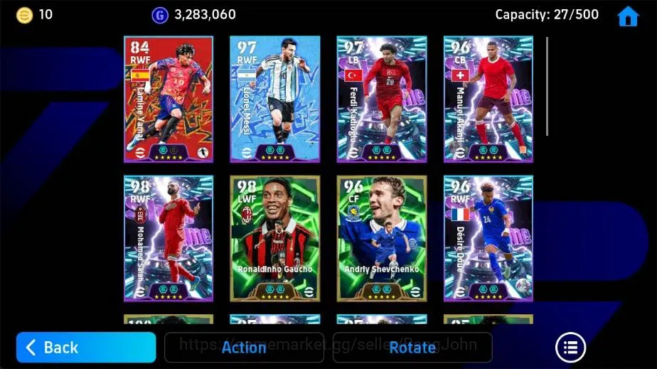 eFootball Accounts Mobile|PW 3206|Lamine Yamal BigT,Gianluigi Buffon  image 3