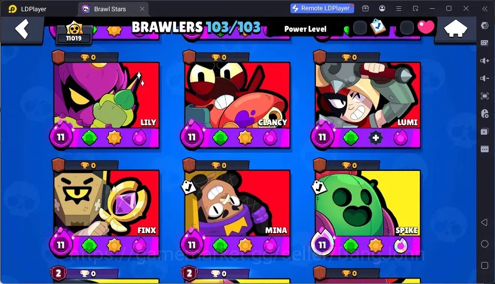 Brawl Stars Accounts Global |11019Trophy |103 Brawler |55 Max Hyperchar image 12
