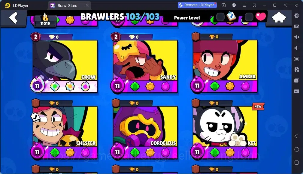 Brawl Stars Accounts Global |11019Trophy |103 Brawler |55 Max Hyperchar image 13