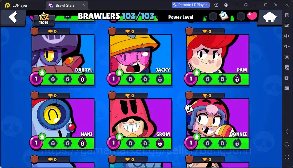 Brawl Stars Accounts Global |11019Trophy |103 Brawler |55 Max Hyperchar image 15