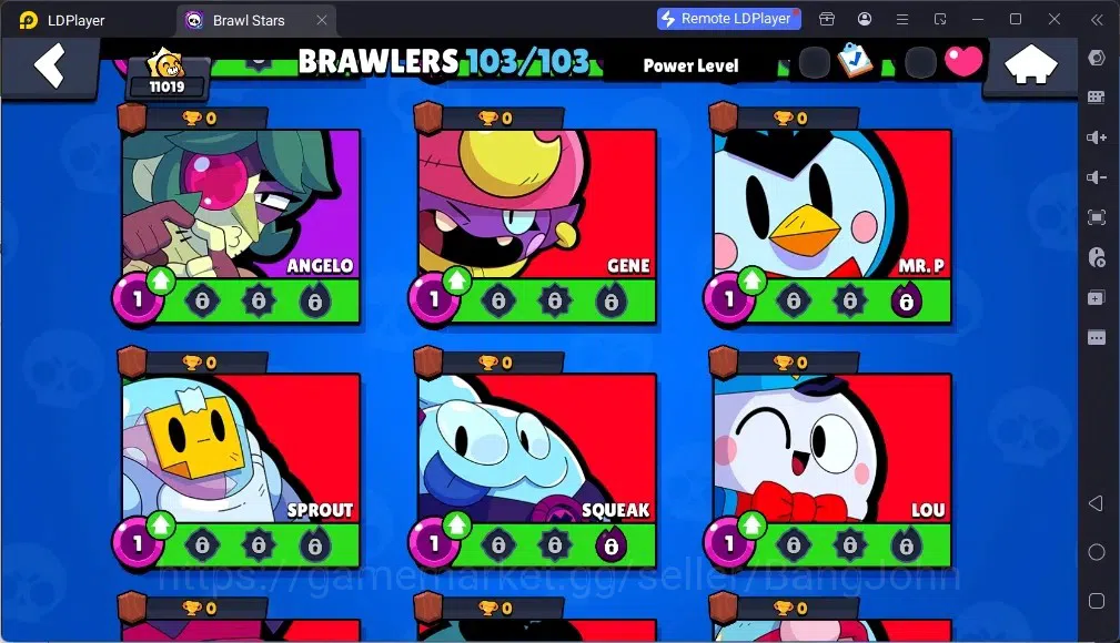 Brawl Stars Accounts Global |11019Trophy |103 Brawler |55 Max Hyperchar image 17