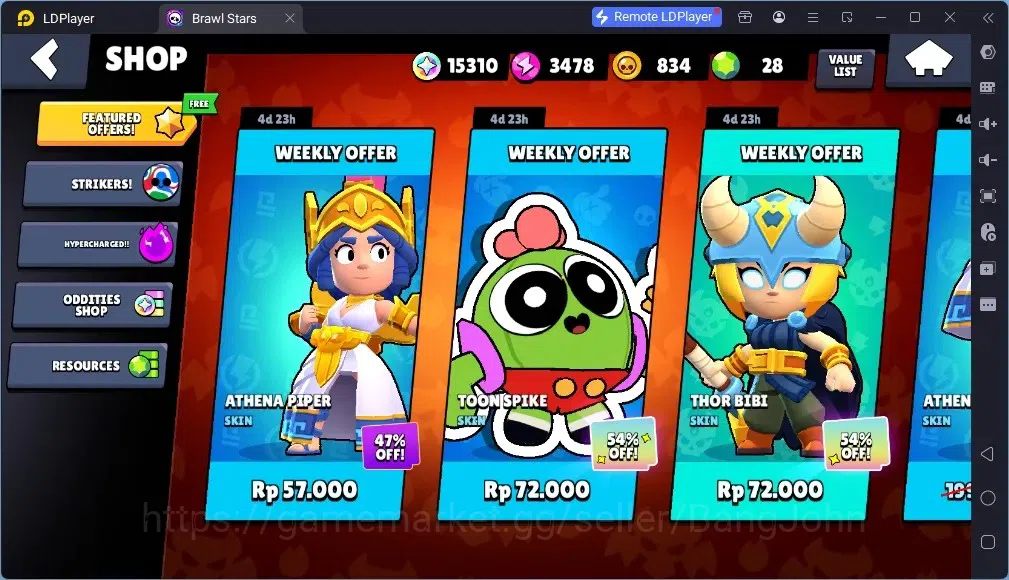 Brawl Stars Accounts Global |11019Trophy |103 Brawler |55 Max Hyperchar image 4