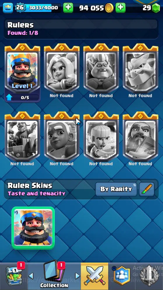 Clash Royale Accounts Lv 26|Trophy 3233|KTL 10|3 WildShard|Limited Skin| image 9