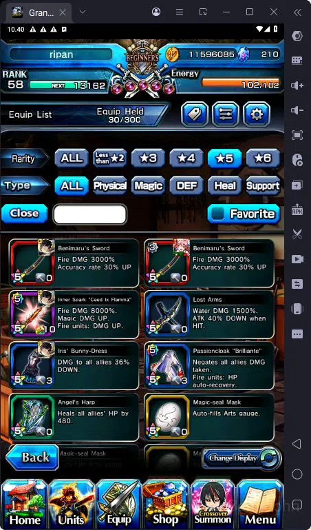 Grand Summoners Accounts [GLOBAL] Rank 58 | 3 Ascend | Veldora | Miracle Is image 5