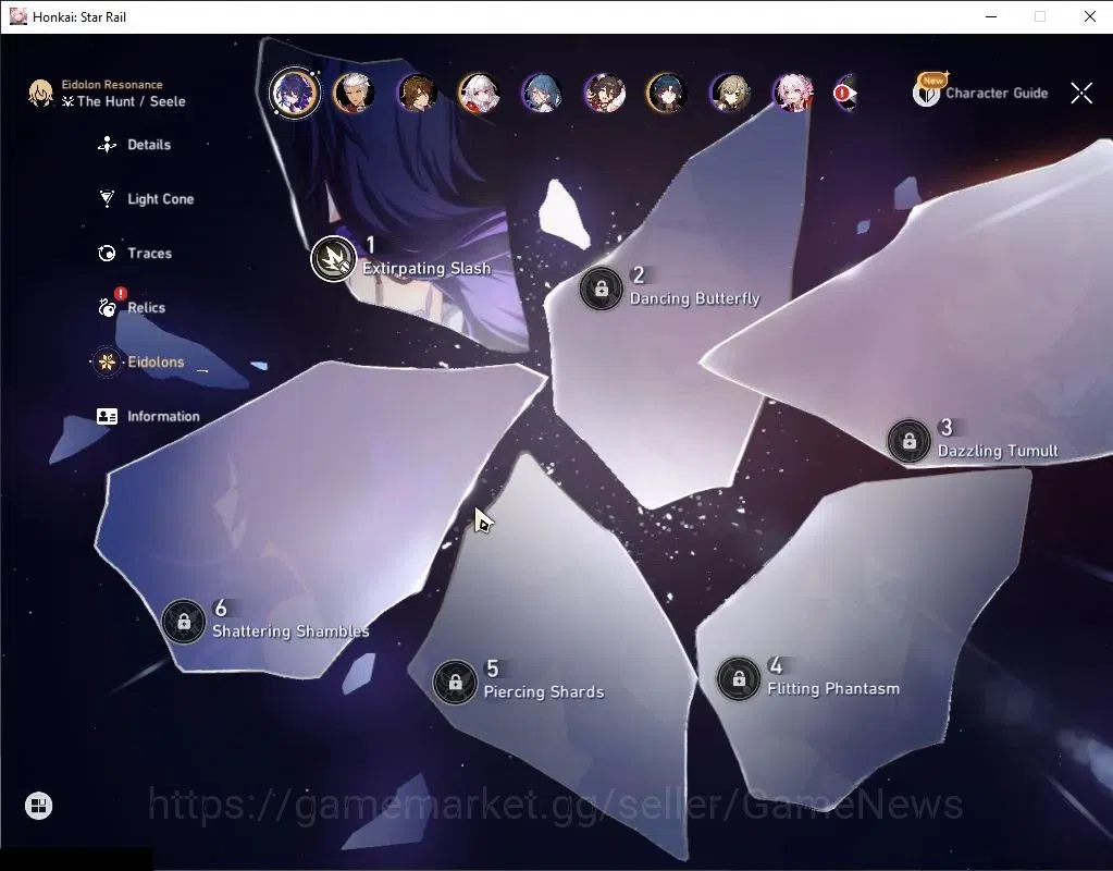 Honkai Star Rail Accounts Asia|TL 70|Hypercarry Team|10 Limited|[SaberE6,Arc image 6