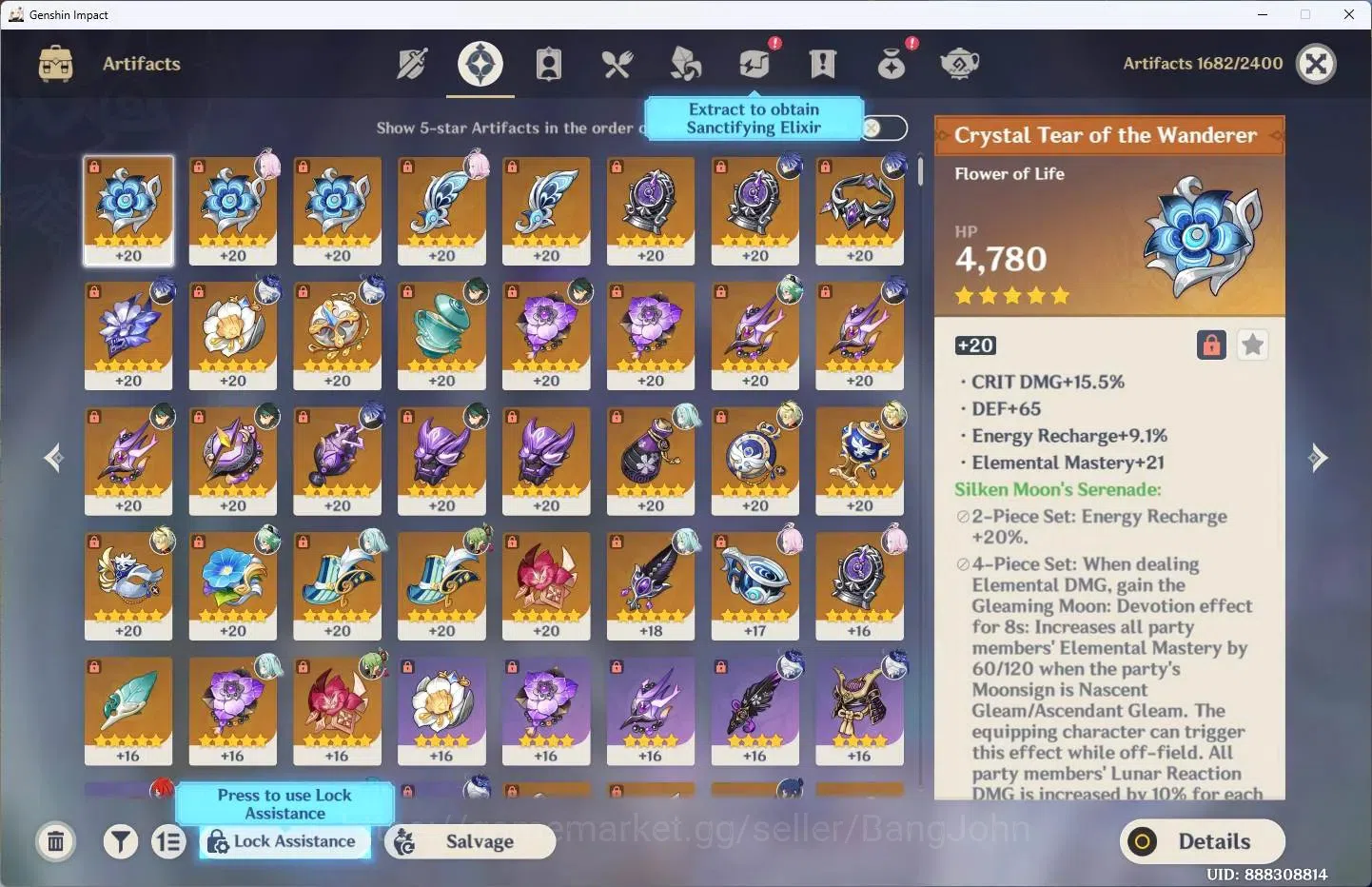 Genshin Impact Accounts ASIA | AR 55 |5 Limit (Flins Sign C1, Xiao Sign, K image 8