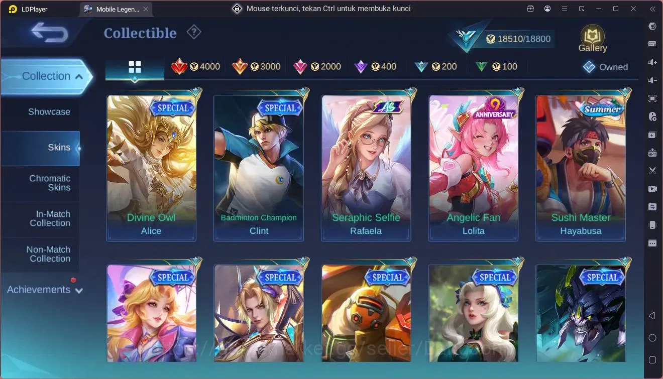 Mobile Legends: Bang Bang Accounts Global|Hero 66|Skin 88|Seasoned|CC YSS|Champion Jo image 11