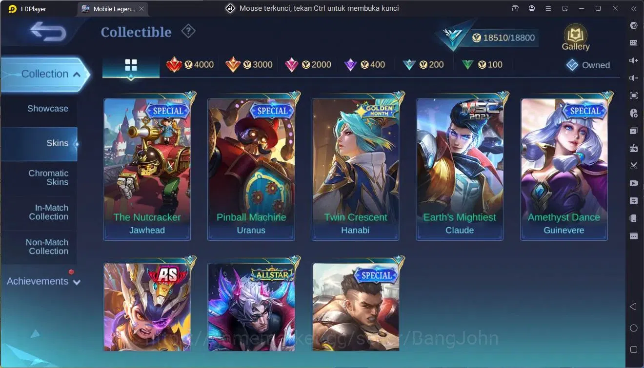 Mobile Legends: Bang Bang Accounts Global|Hero 66|Skin 88|Seasoned|CC YSS|Champion Jo image 13