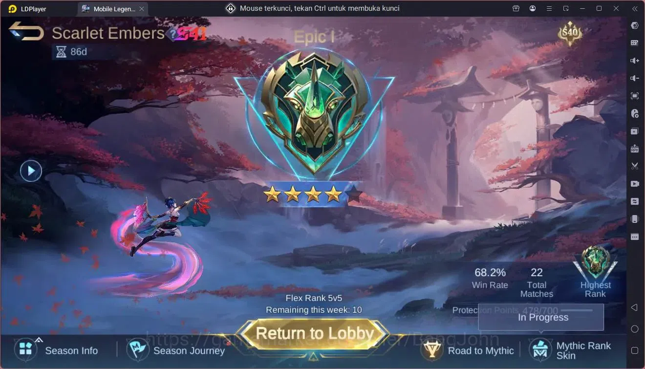 Mobile Legends: Bang Bang Accounts Global|Hero 66|Skin 88|Seasoned|CC YSS|Champion Jo image 16