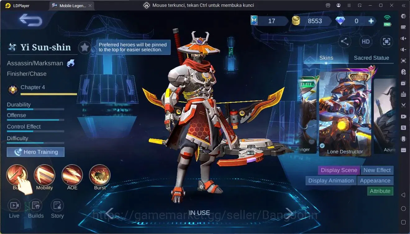 Mobile Legends: Bang Bang Accounts Global|Hero 66|Skin 88|Seasoned|CC YSS|Champion Jo image 18